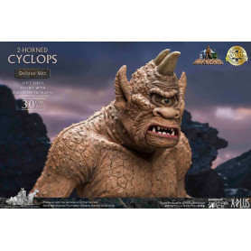 Star ace - Ray Harryhausens Horned Cyclops Deluxe Version - The Seventh Voyage of Sinbad statuetta in vinile morbido.