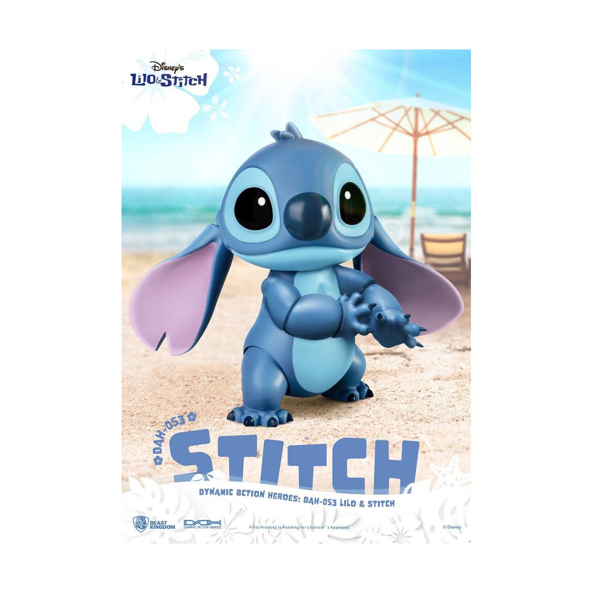 Figurina classica Disney del Regno delle Bestie - Lilo & Stitch - Stitch - Eroi d'azione dinamici 1/9