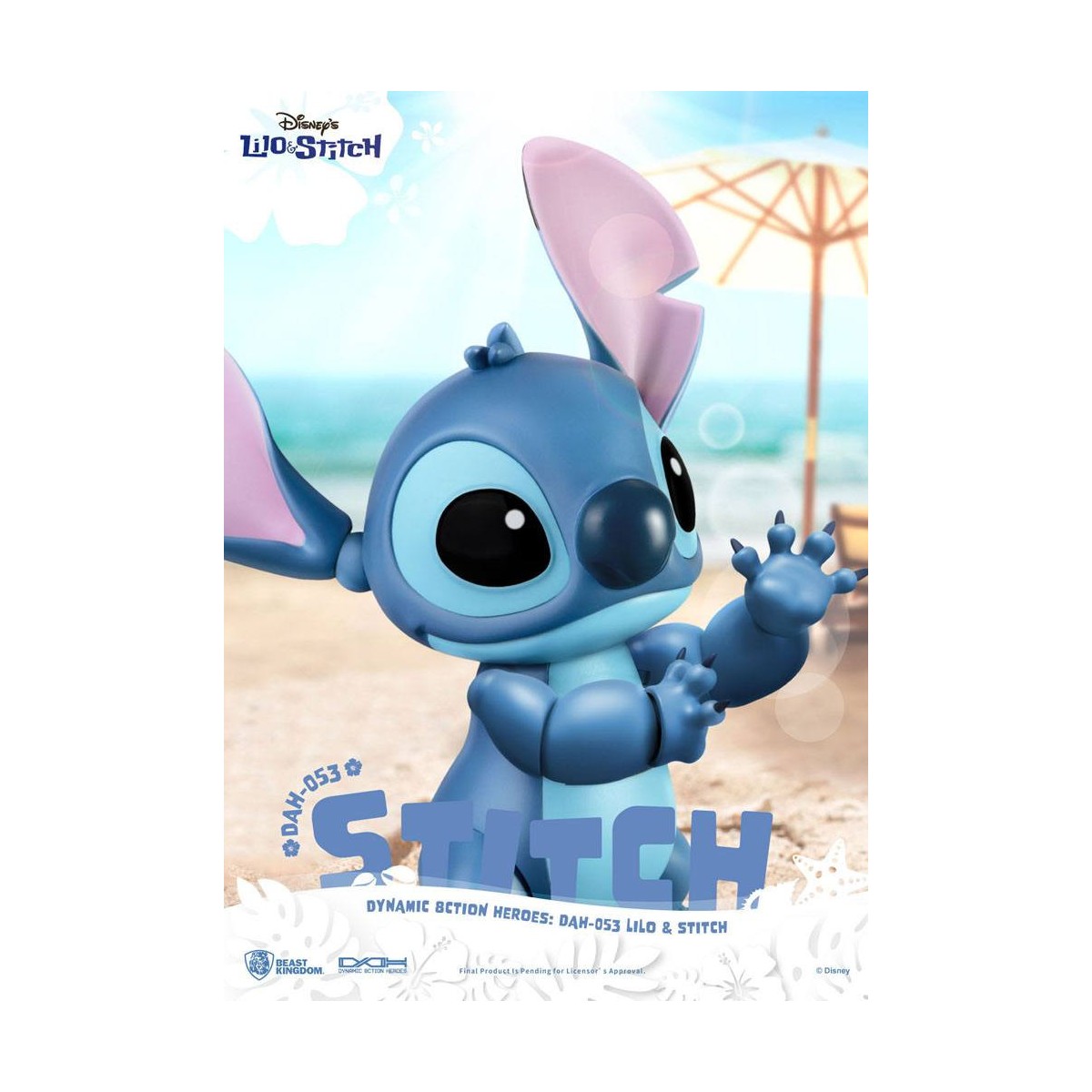 Figurina classica Disney del Regno delle Bestie - Lilo & Stitch - Stitch - Eroi d'azione dinamici 1/9