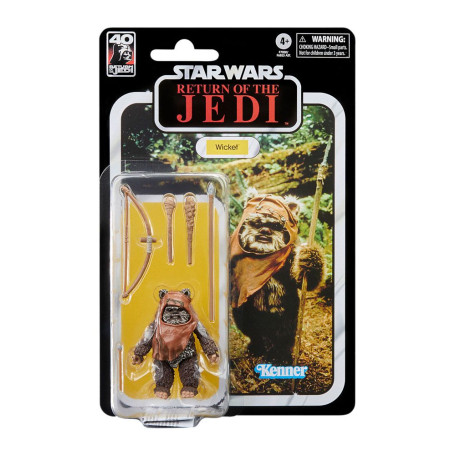 Star Wars Serie Nera - Wicket Il Ritorno dello Jedi 40° Anniversario