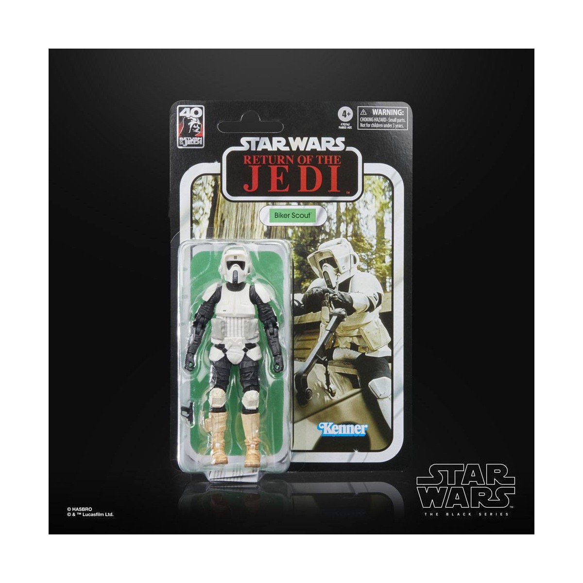 Star Wars Serie Nera - Biker Scout Ritorno dello Jedi 40° Anniversario