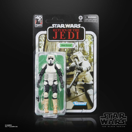 Star Wars Serie Nera - Biker Scout Ritorno dello Jedi 40° Anniversario