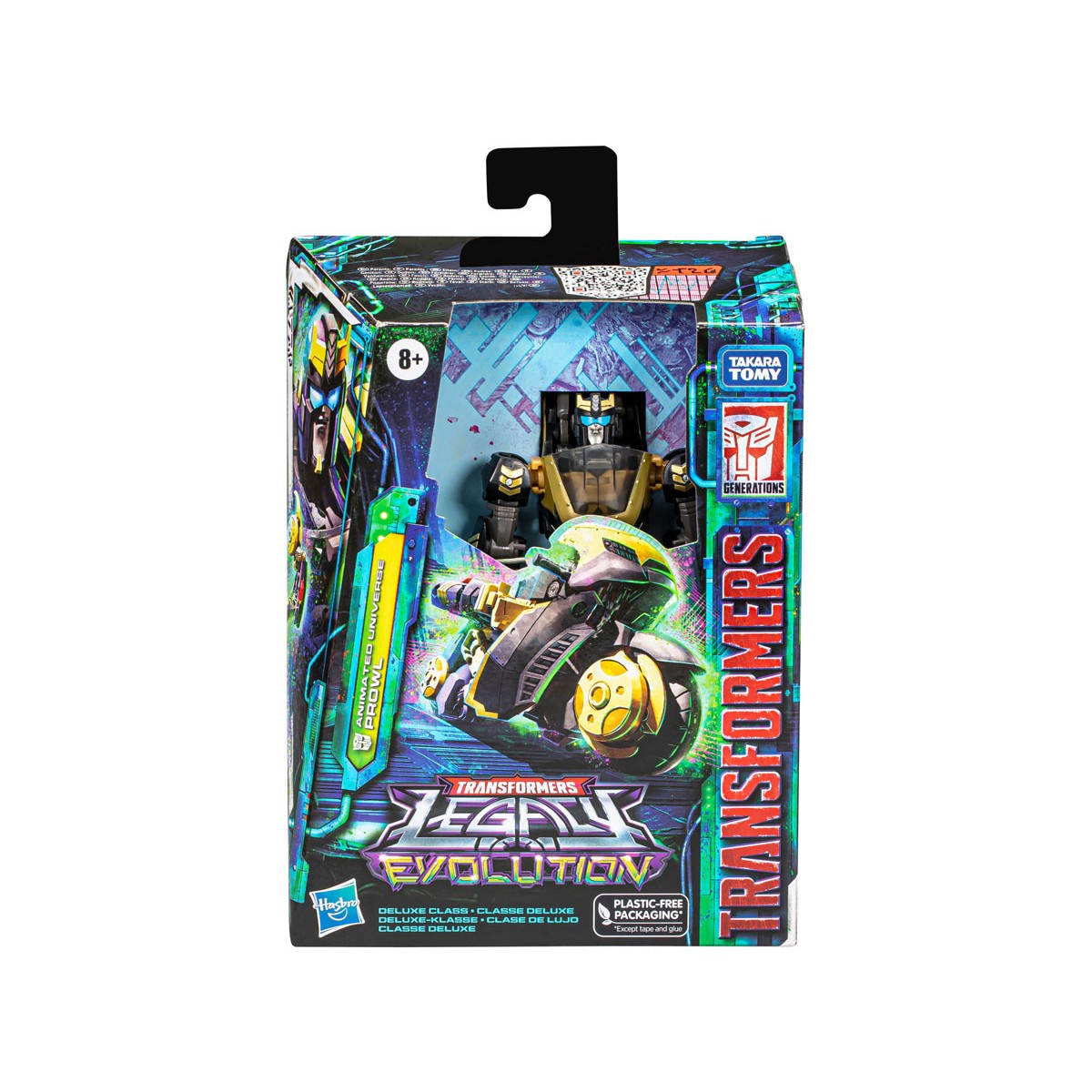Hasbro - Transformers Generation Legacy - UNIVERSO ANIMATO PROWLL - Classe Deluxe Autobot