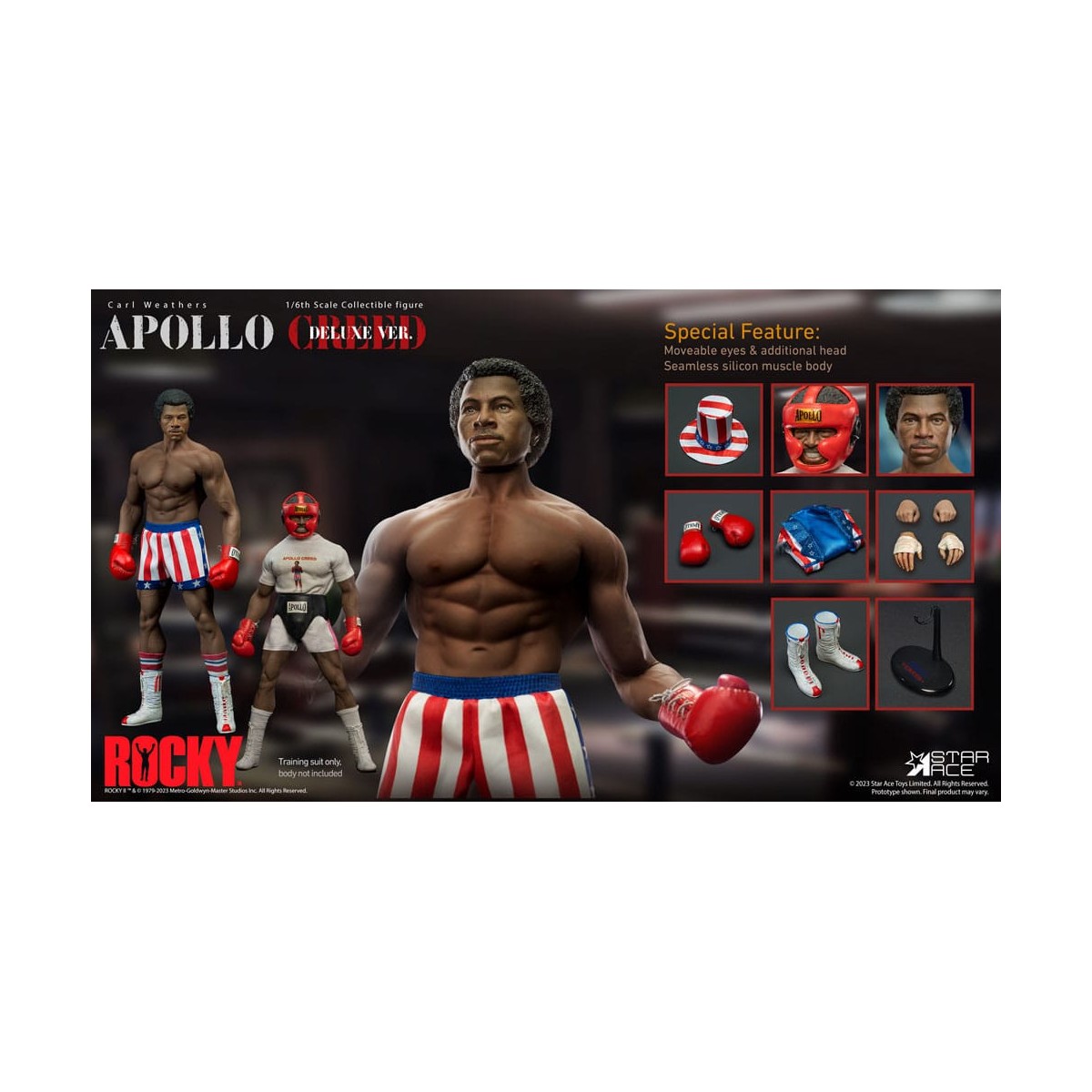 Star Ace - Rocky - Apollo Creed versione Deluxe 1/6