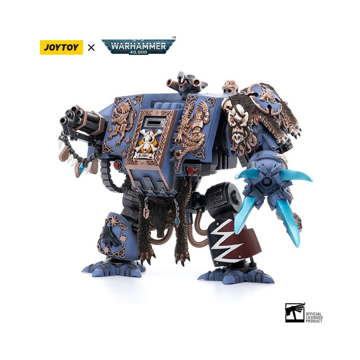 JoyToy - Space Marine - Space Wolves - Bjorn the Fell-Handed - Venerabili Dreadnoughts 1/18 - Warhammer 40K
