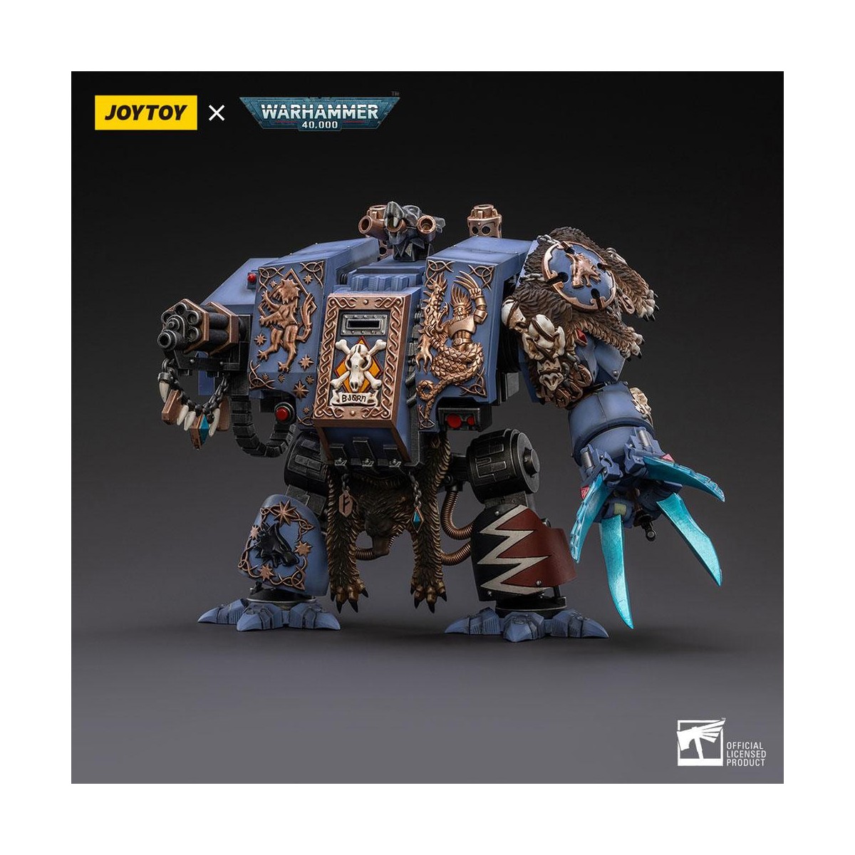 JoyToy - Space Marine - Space Wolves - Bjorn the Fell-Handed - Venerabili Dreadnoughts 1/18 - Warhammer 40K