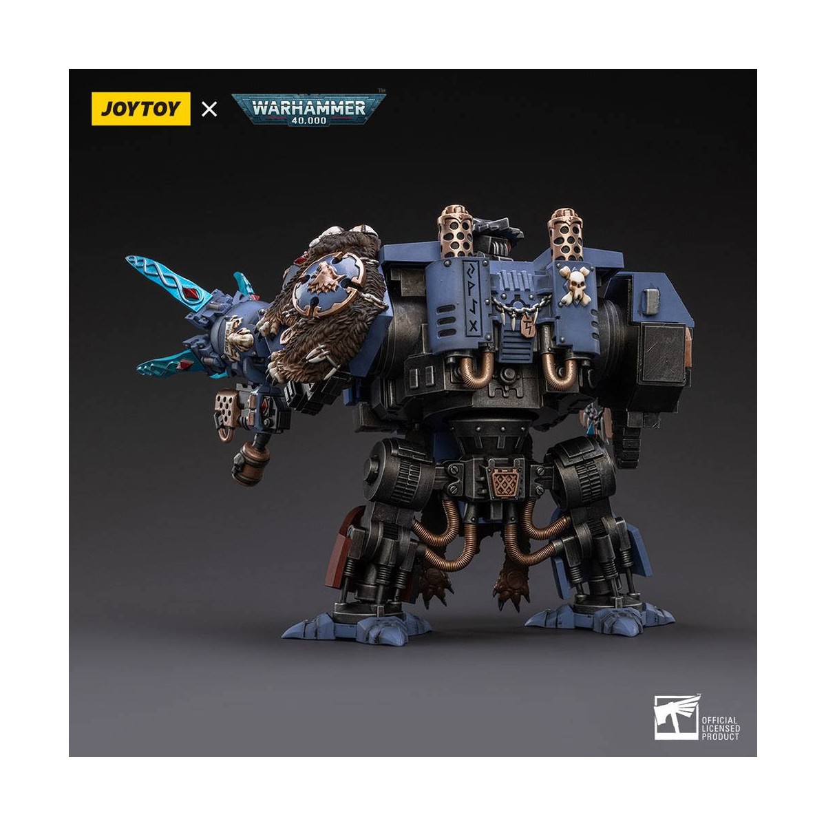JoyToy - Space Marine - Space Wolves - Bjorn the Fell-Handed - Venerabili Dreadnoughts 1/18 - Warhammer 40K