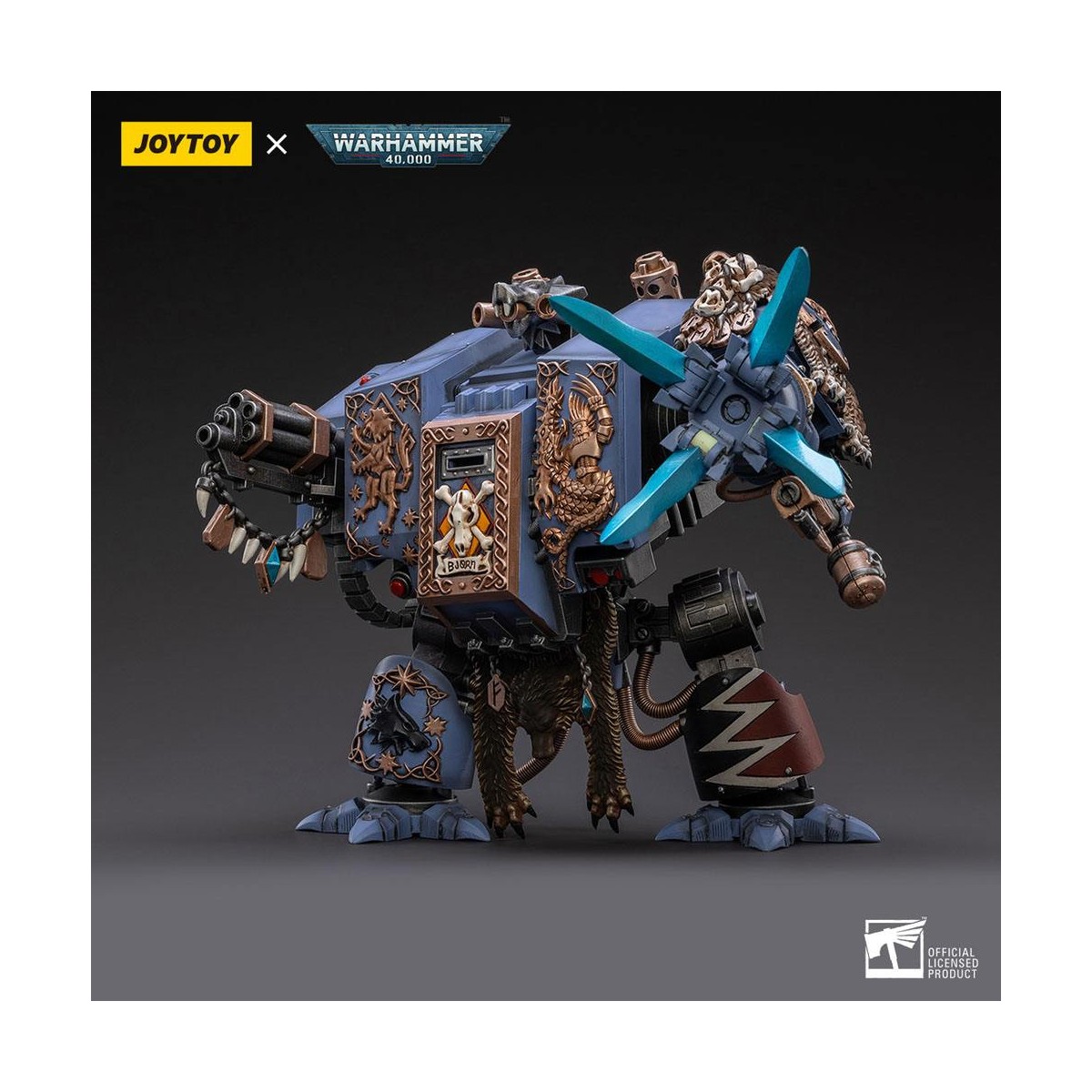 JoyToy - Space Marine - Space Wolves - Bjorn the Fell-Handed - Venerabili Dreadnoughts 1/18 - Warhammer 40K