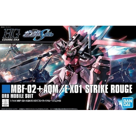 Bandai - Gunpla - Gundam 1/144 HG - MBF-02+AQM E-X01 STRIKE RED - Era Cosmica