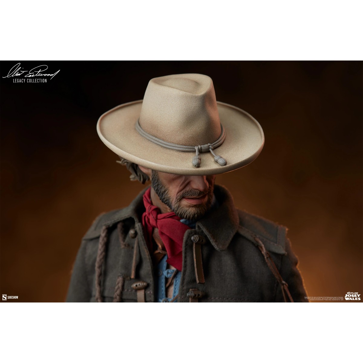 Sideshow - Il fuorilegge Josey Wales - Figura del fuorilegge 1/6 - Clint Eastwood Legacy Collection