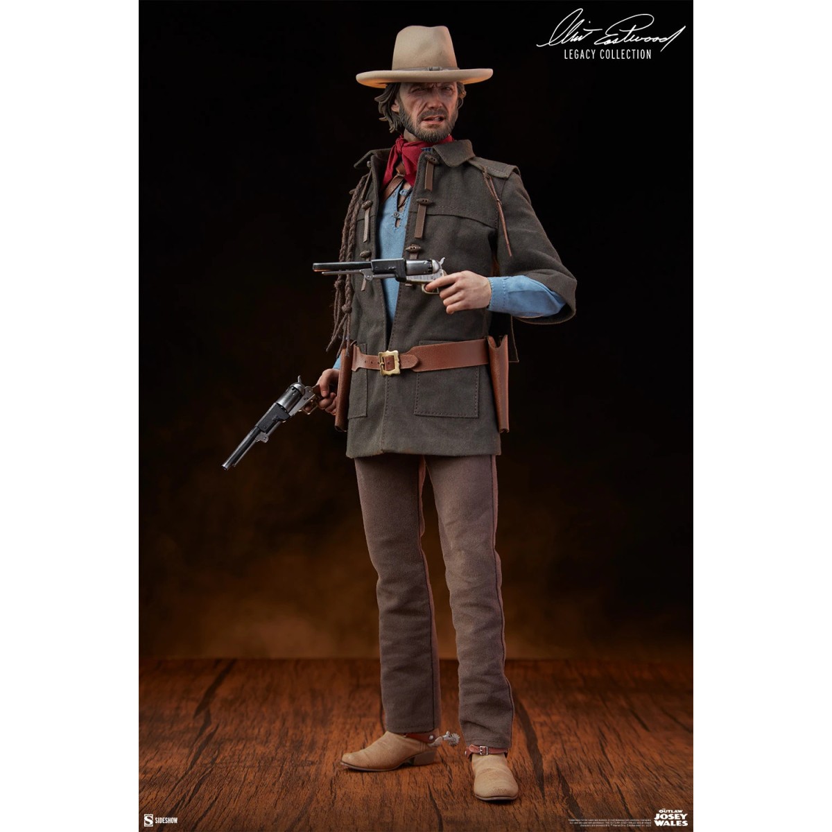 Sideshow - Il fuorilegge Josey Wales - Figura del fuorilegge 1/6 - Clint Eastwood Legacy Collection