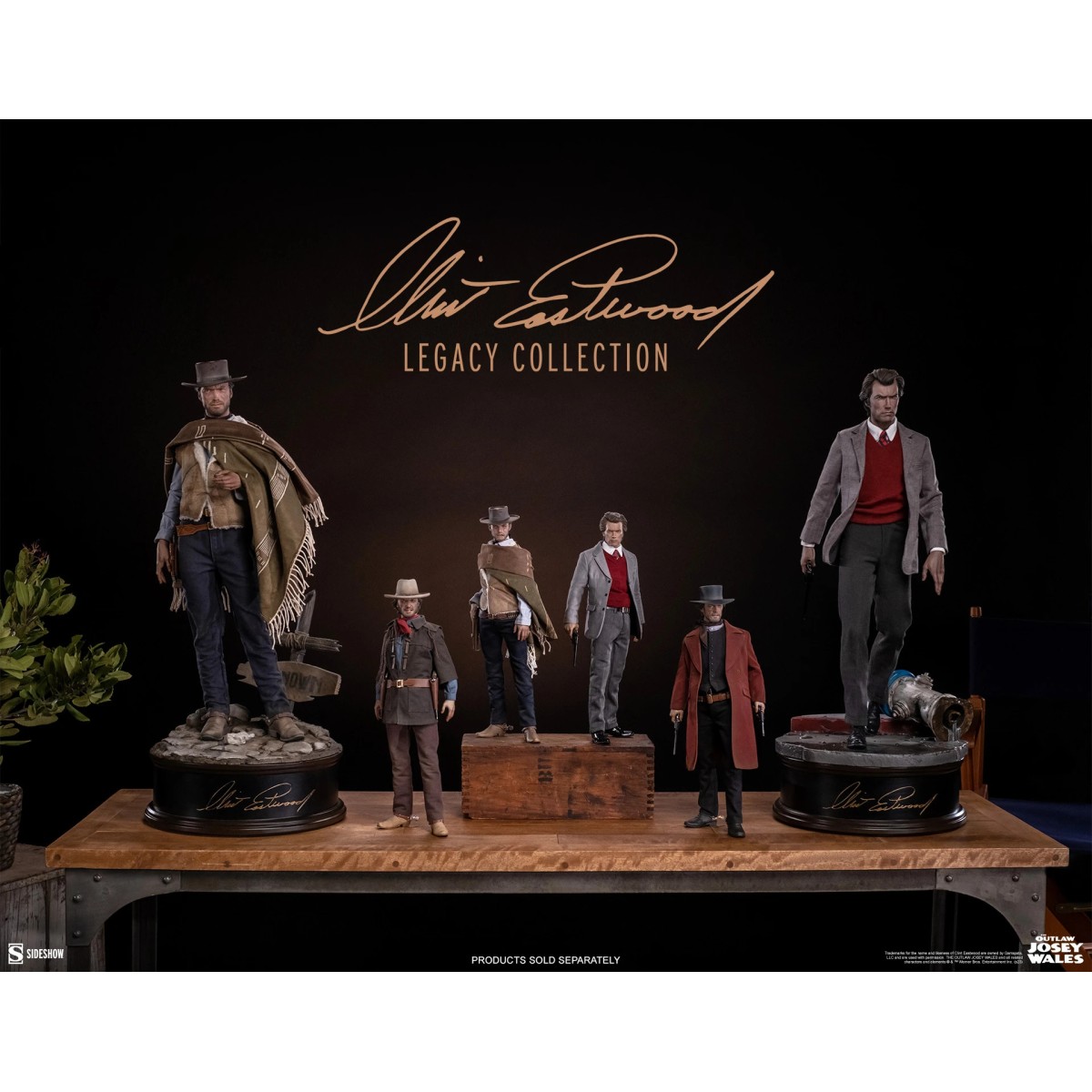 Sideshow - Il fuorilegge Josey Wales - Figura del fuorilegge 1/6 - Clint Eastwood Legacy Collection