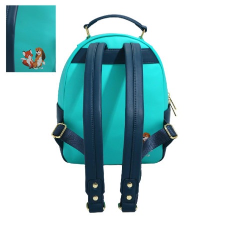 Disney Rox & Rouky - Mini zaino Loungefly Foresta - La volpe e il mastino