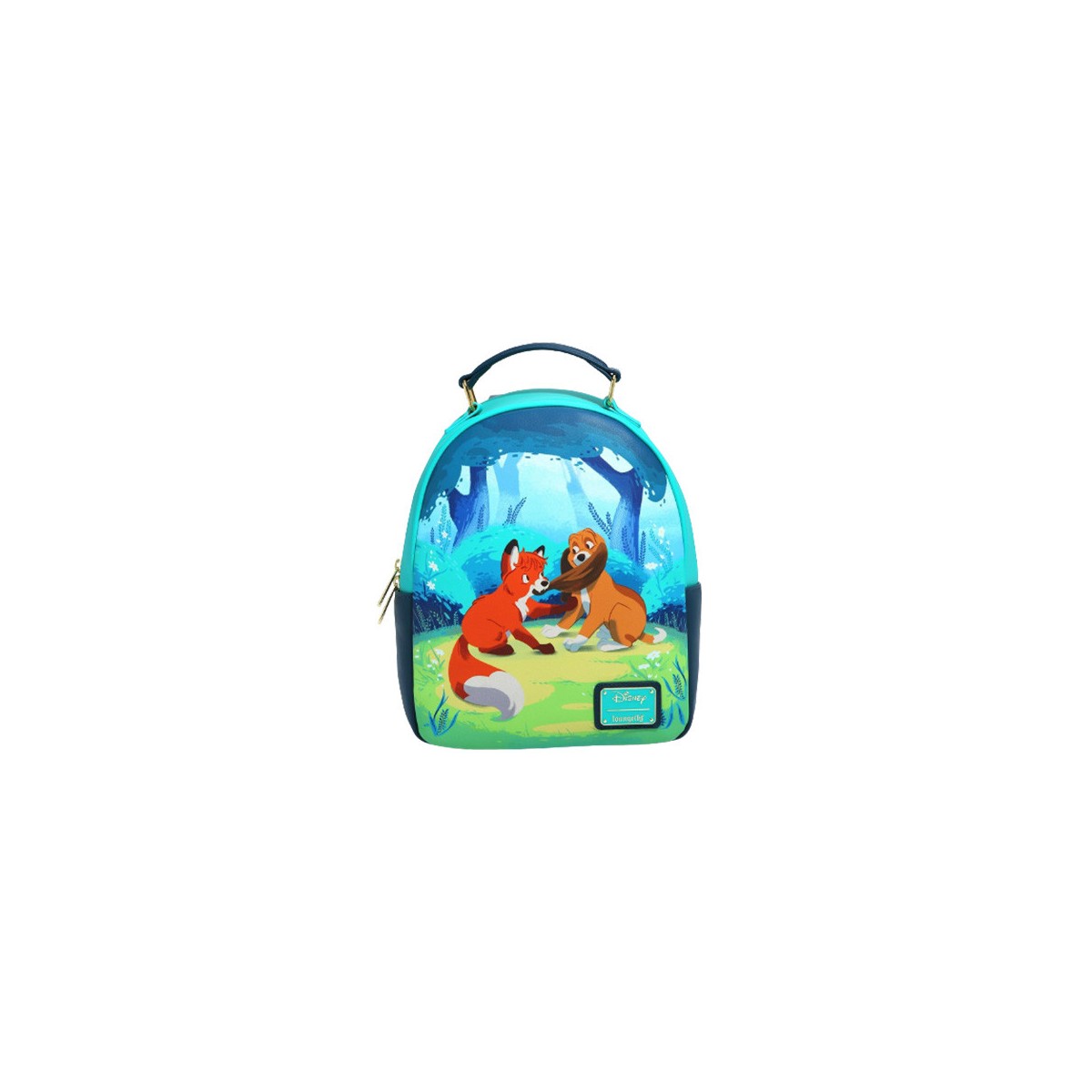 Disney Rox & Rouky - Mini zaino Loungefly Foresta - La volpe e il mastino