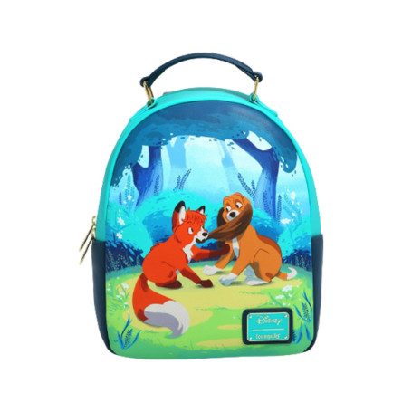 Disney Rox & Rouky - Mini zaino Loungefly Foresta - La volpe e il mastino