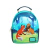 Disney Rox & Rouky - Mini zaino Loungefly Foresta - La volpe e il mastino