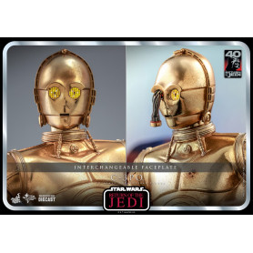 Hot Toys Star Wars - C-3PO MMS 1/6 - Il Ritorno dello Jedi 40° Anniversario