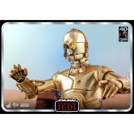 Hot Toys Star Wars - C-3PO MMS 1/6 - Il Ritorno dello Jedi 40° Anniversario