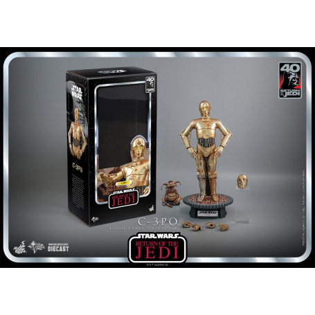 Hot Toys Star Wars - C-3PO MMS 1/6 - Il Ritorno dello Jedi 40° Anniversario
