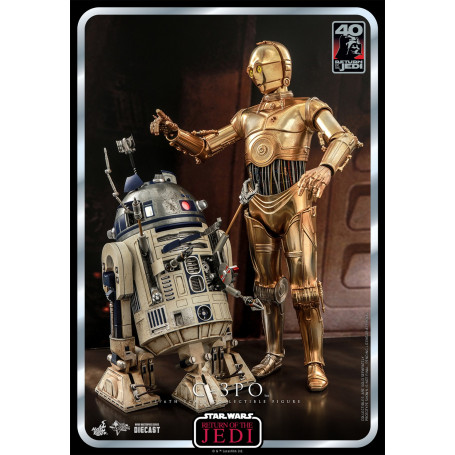 Hot Toys Star Wars - C-3PO MMS 1/6 - Il Ritorno dello Jedi 40° Anniversario