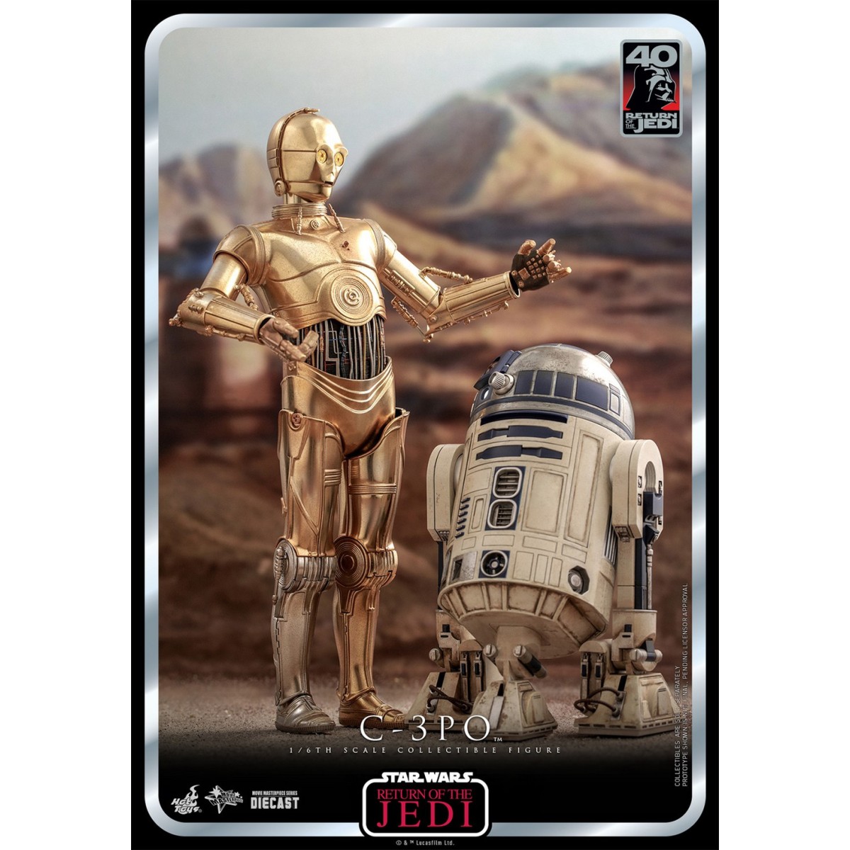 Hot Toys Star Wars - C-3PO MMS 1/6 - Il Ritorno dello Jedi 40° Anniversario
