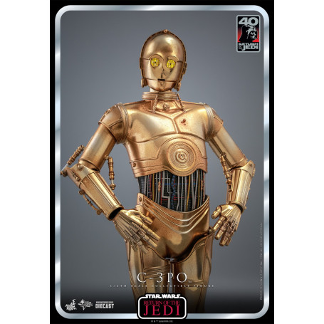 Hot Toys Star Wars - C-3PO MMS 1/6 - Il Ritorno dello Jedi 40° Anniversario