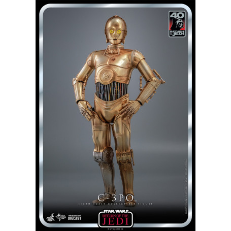 Hot Toys Star Wars - C-3PO MMS 1/6 - Il Ritorno dello Jedi 40° Anniversario