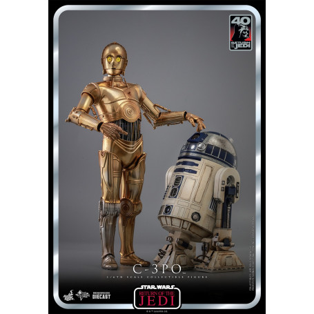 Hot Toys Star Wars - C-3PO MMS 1/6 - Il Ritorno dello Jedi 40° Anniversario