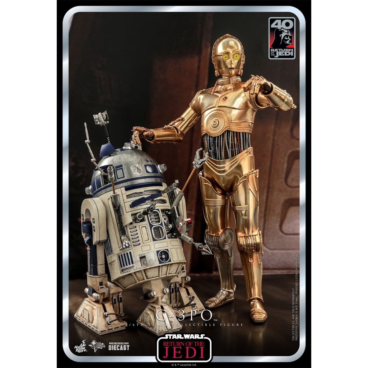 Hot Toys Star Wars - C-3PO MMS 1/6 - Il Ritorno dello Jedi 40° Anniversario