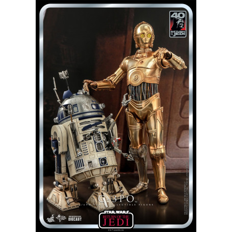 Hot Toys Star Wars - C-3PO MMS 1/6 - Il Ritorno dello Jedi 40° Anniversario