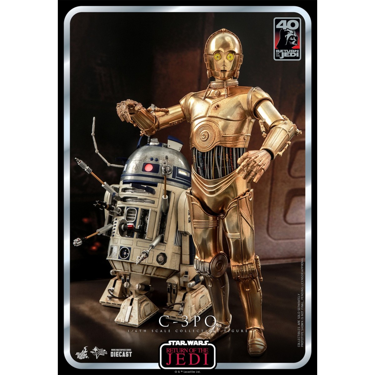 Hot Toys Star Wars - C-3PO MMS 1/6 - Il Ritorno dello Jedi 40° Anniversario