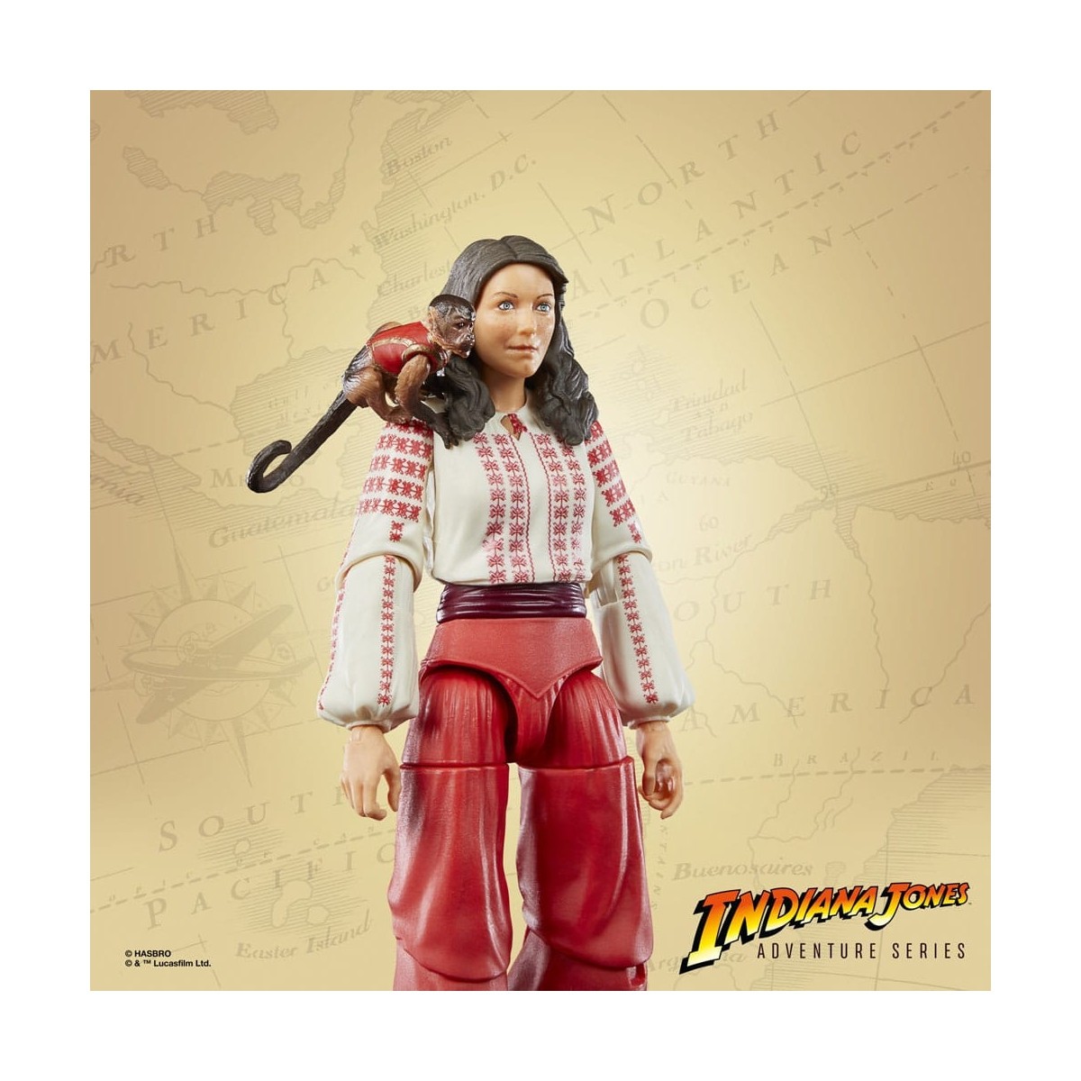 Hasbro - Marion Ravenwood - Serie Avventura Indiana Jones: I Predatori dell'Arca Perduta 1/12