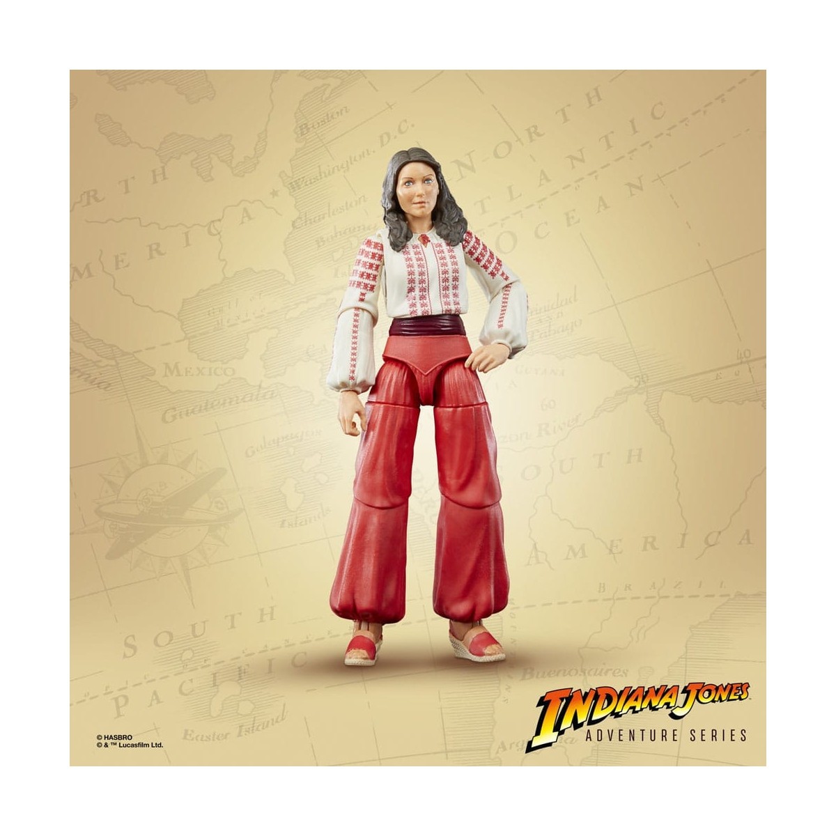Hasbro - Marion Ravenwood - Serie Avventura Indiana Jones: I Predatori dell'Arca Perduta 1/12