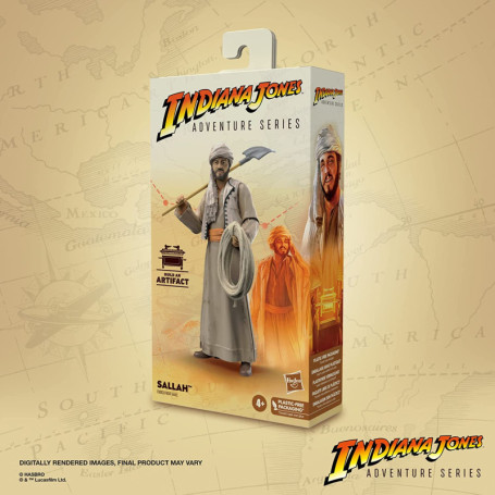 Hasbro - Sallah - Serie Avventura Indiana Jones: I Predatori dell'Arca Perduta 1/12