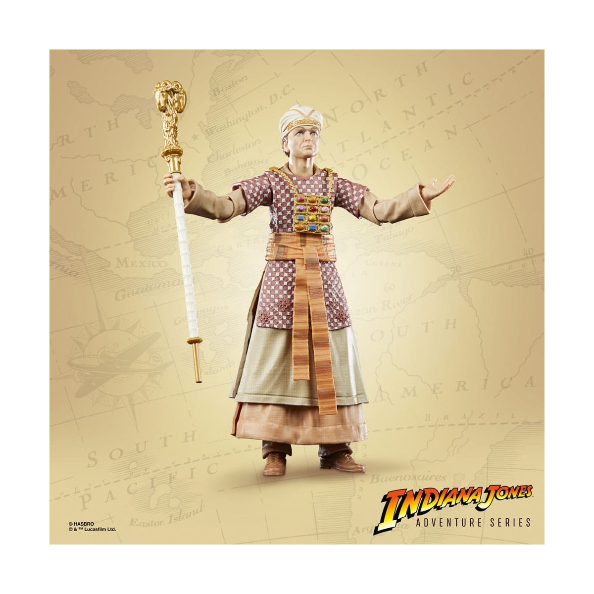 Hasbro - René Belloq (Cerimoniale) - Serie Avventura Indiana Jones: I Predatori dell'Arca Perduta 1/12