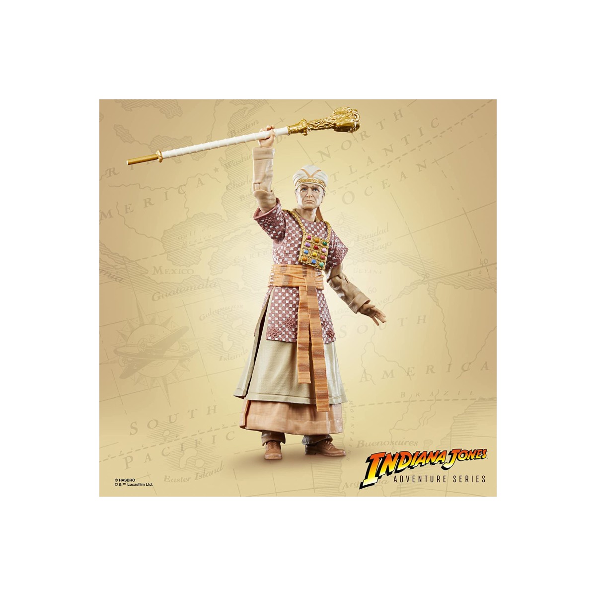 Hasbro - René Belloq (Cerimoniale) - Serie Avventura Indiana Jones: I Predatori dell'Arca Perduta 1/12