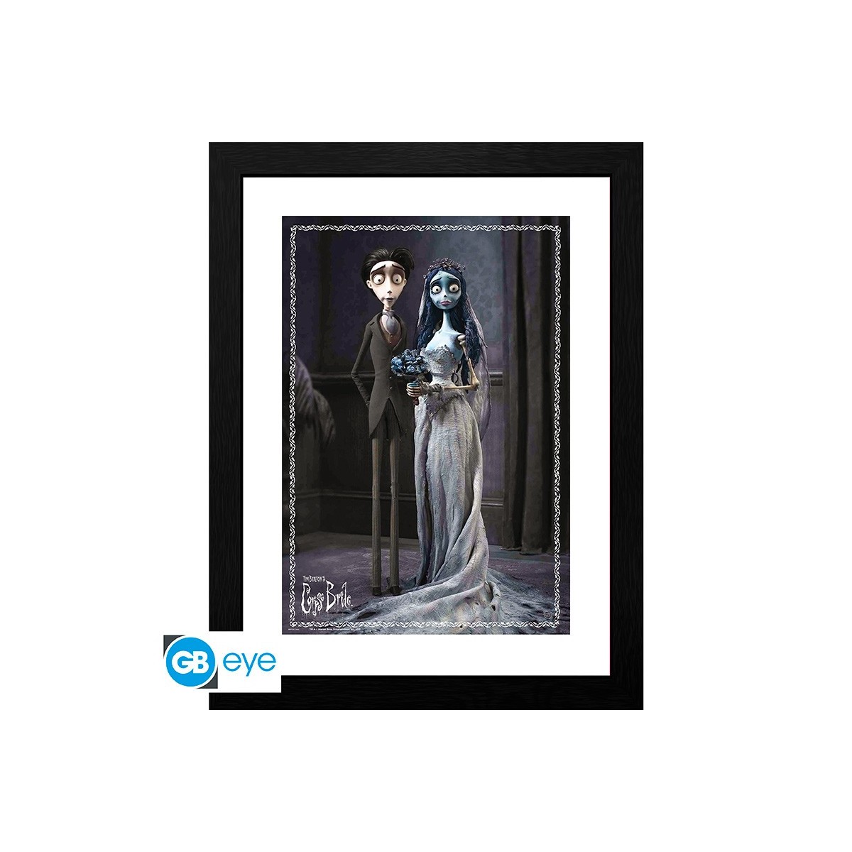 ABYstyle - CORPSE BRIDE - Stampa con cornice "Emily & Victor" (30x40)