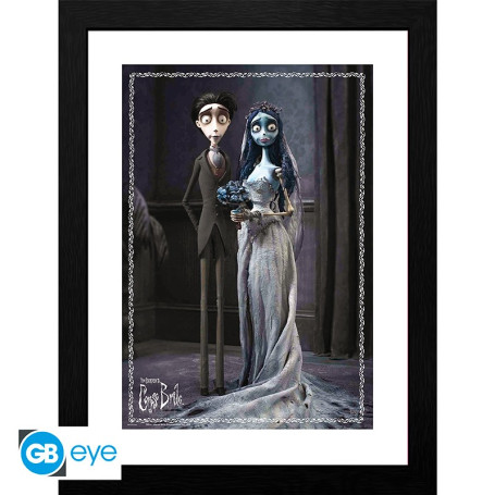 ABYstyle - CORPSE BRIDE - Stampa con cornice "Emily & Victor" (30x40)
