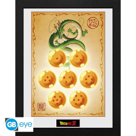 ABYstyle - Dragon Ball Z - Stampa con cornice "Dragon Ball e Shenron" (30x40)