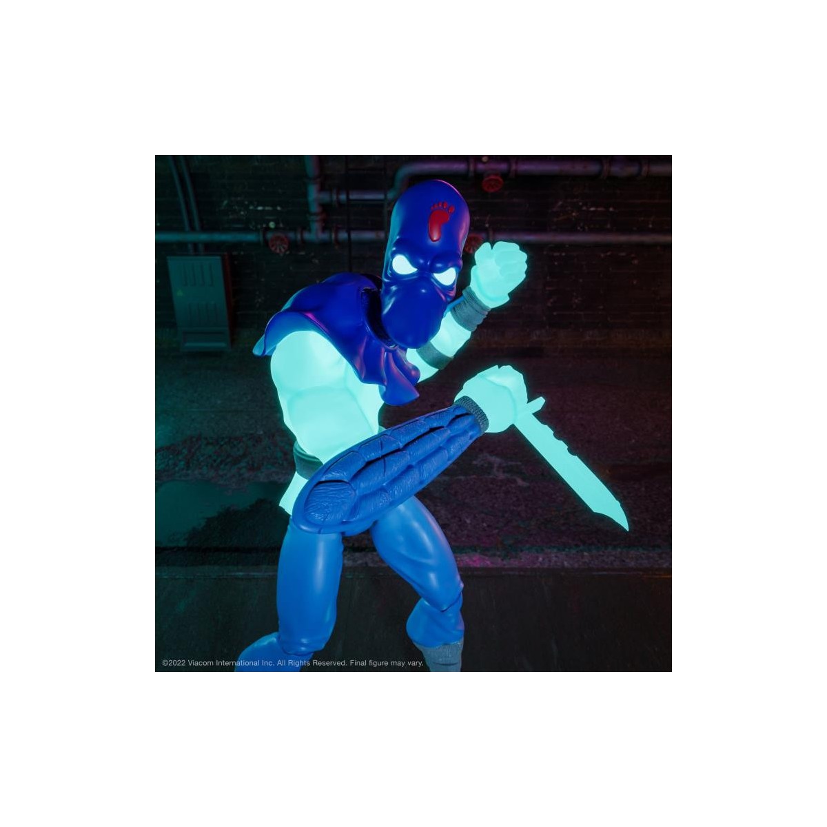 Super 7 - TMNT Ultimates GLOW-IN-THE-DARK FOOT SOLDIER Esclusivo - Teenage Mutant Ninja Turtles