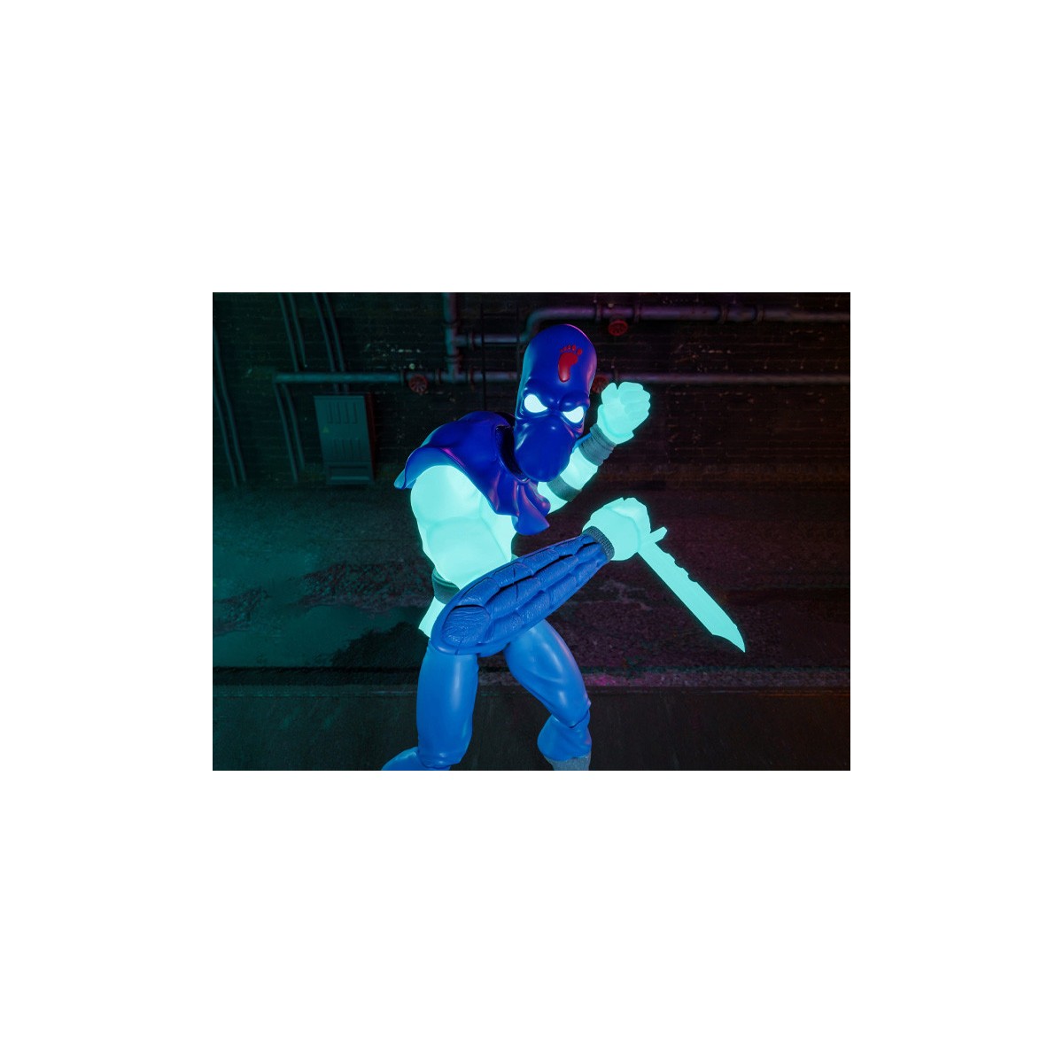 Super 7 - TMNT Ultimates GLOW-IN-THE-DARK FOOT SOLDIER Esclusivo - Teenage Mutant Ninja Turtles