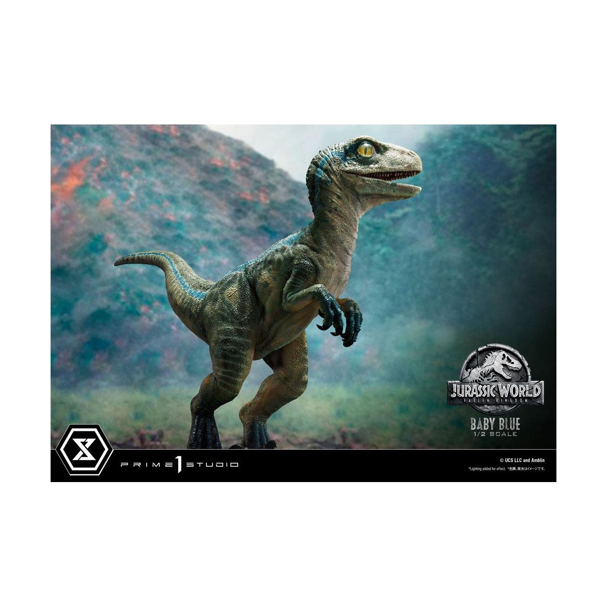 Prime 1 Studio - Statua in scala 1/2 di Jurassic World: Fallen Kingdom - Baby Blue