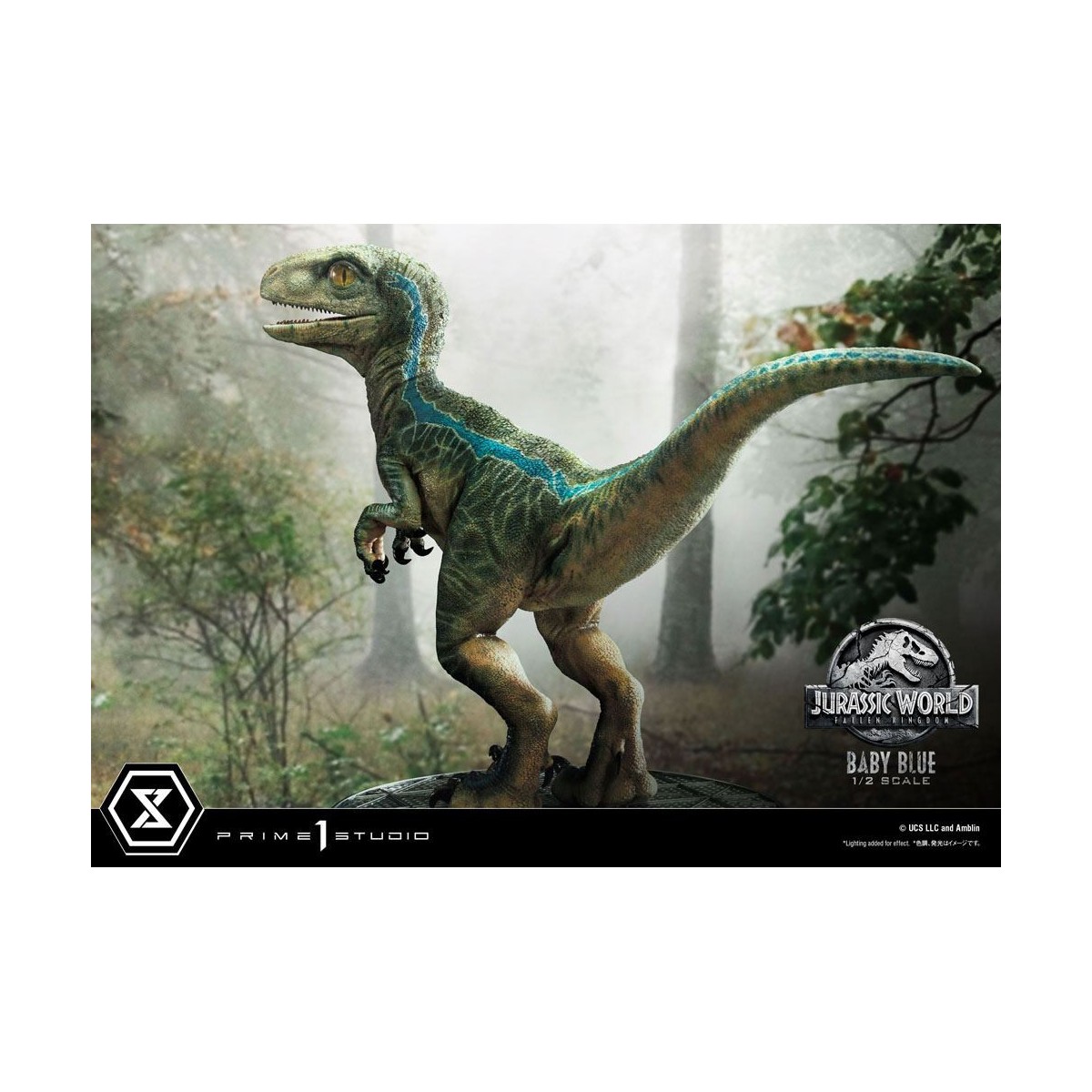 Prime 1 Studio - Statua in scala 1/2 di Jurassic World: Fallen Kingdom - Baby Blue