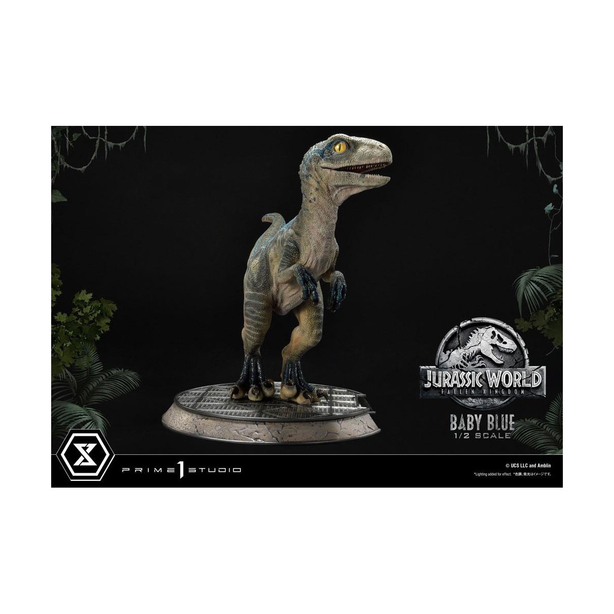 Prime 1 Studio - Statua in scala 1/2 di Jurassic World: Fallen Kingdom - Baby Blue