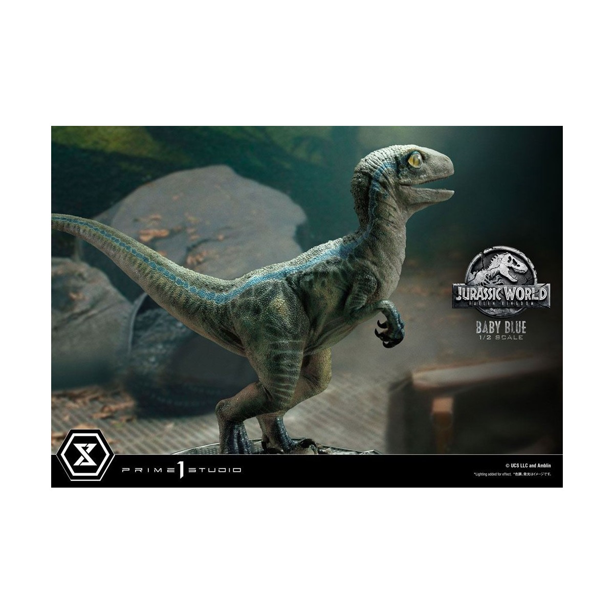 Prime 1 Studio - Statua in scala 1/2 di Jurassic World: Fallen Kingdom - Baby Blue