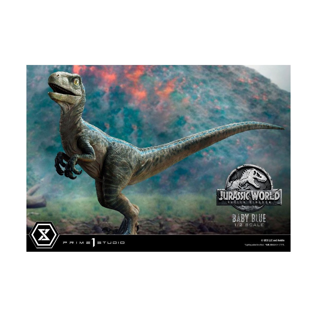 Prime 1 Studio - Statua in scala 1/2 di Jurassic World: Fallen Kingdom - Baby Blue