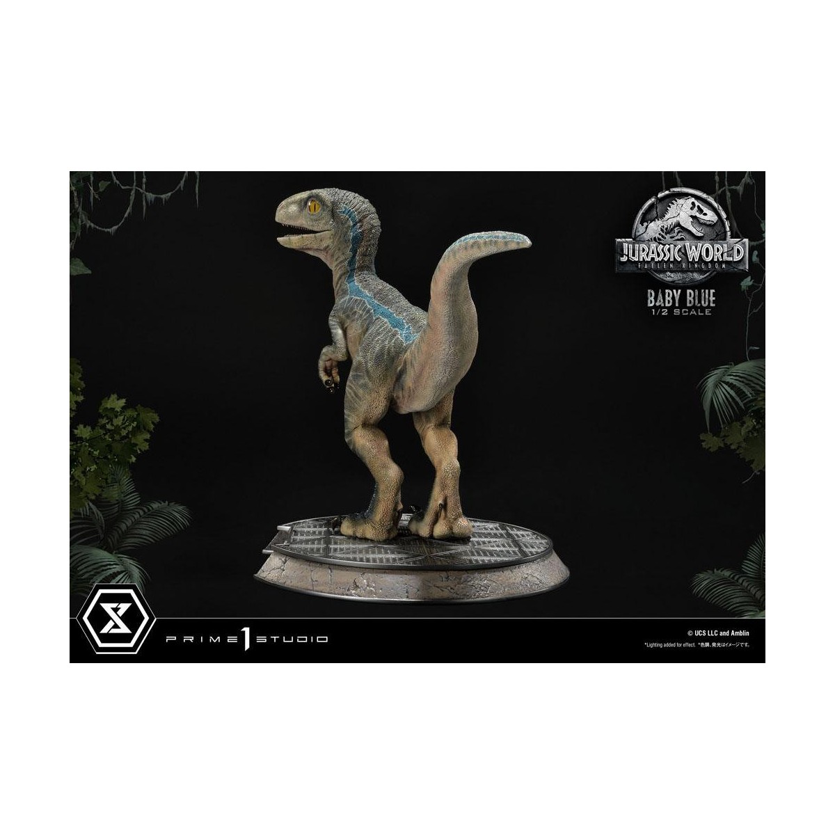 Prime 1 Studio - Statua in scala 1/2 di Jurassic World: Fallen Kingdom - Baby Blue