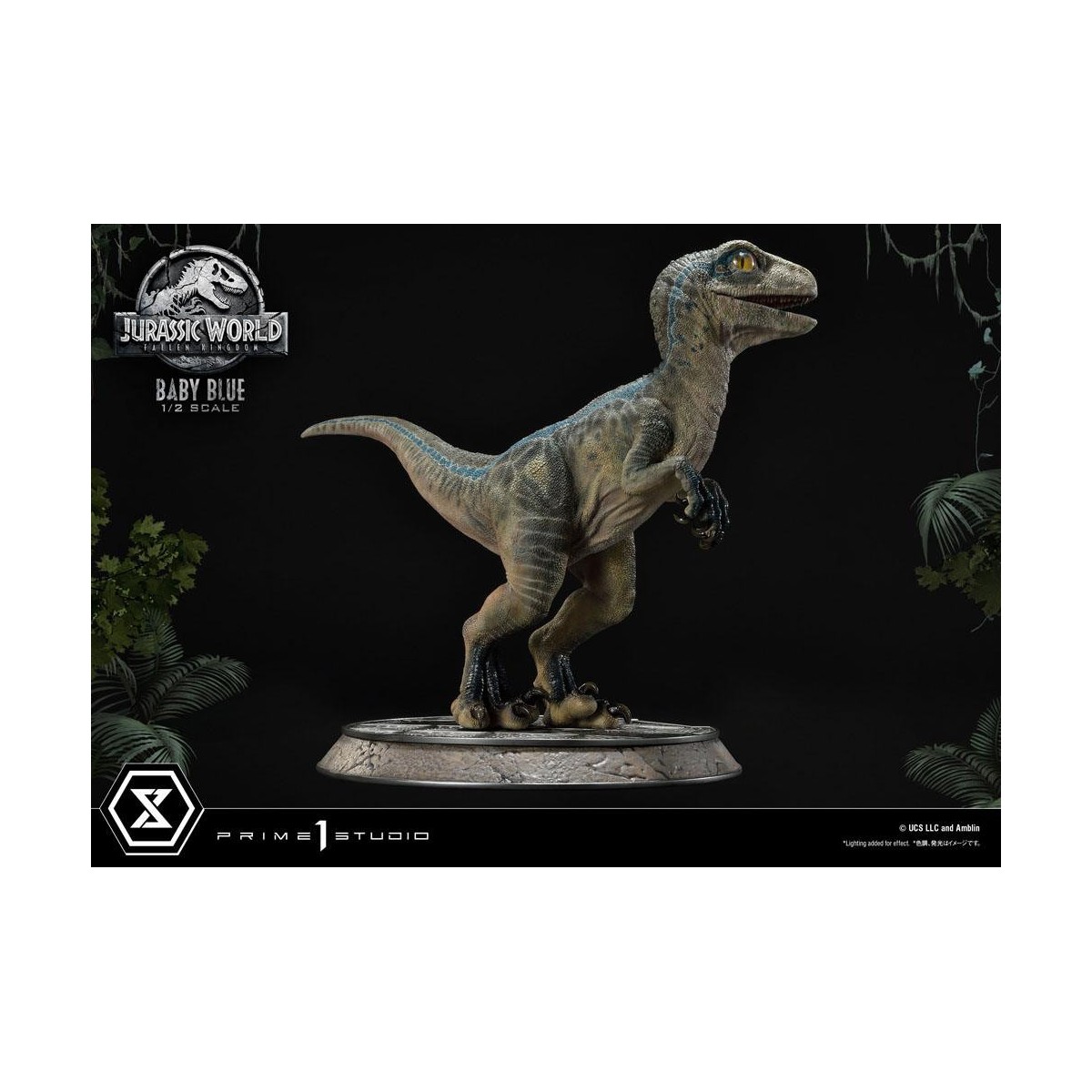 Prime 1 Studio - Statua in scala 1/2 di Jurassic World: Fallen Kingdom - Baby Blue
