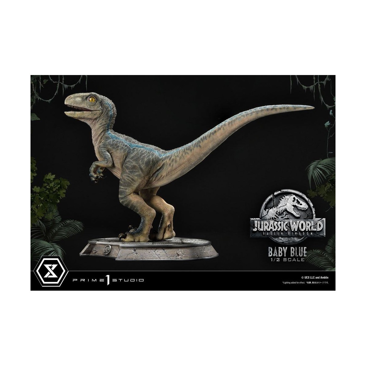 Prime 1 Studio - Statua in scala 1/2 di Jurassic World: Fallen Kingdom - Baby Blue
