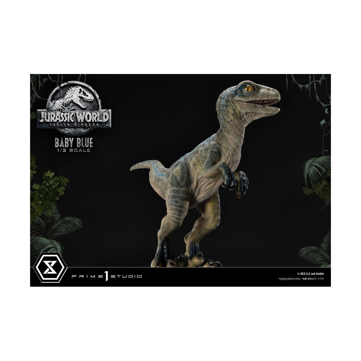 Prime 1 Studio - Statua in scala 1/2 di Jurassic World: Fallen Kingdom - Baby Blue